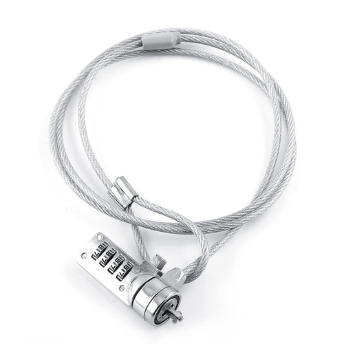 Bewinner Combination Security Lock Cable Chain with 4 Digit Password for Notebook PC Laptop Theft Deterrent, Works with All Notebooks, Desktops and Docking Stations