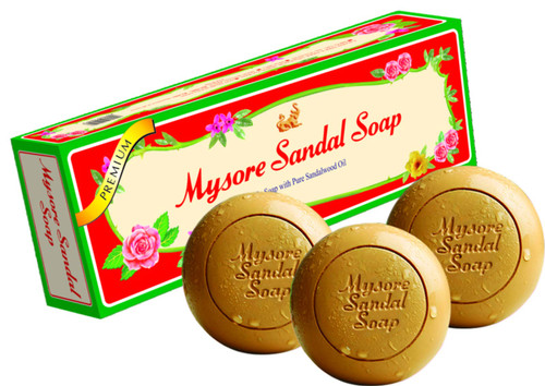 Mysore Sandal Soap, 150g (Pack of 3)