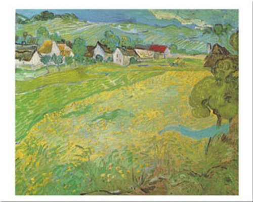 Buyartforless Sonnige Wiese Bel Auvers by Vincent Van Gogh 16x20 Art Print Poster