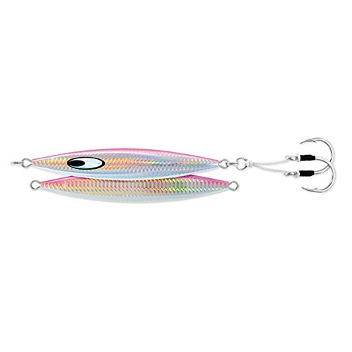 Daiwa Jig Saltwater SA-SK300G01 Saltiga SLK Metaljig, 11oz, 9/0 Assist Hooks, Pink