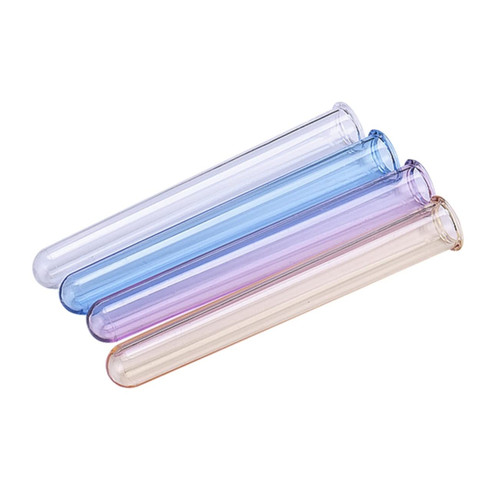 Baluue 4pcs Racks Craft Test Lab Test Party Test Tubes Clear Test Tubes Test for Wine Making Test Bottle Round Bottom