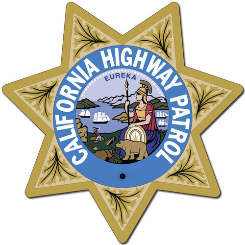 Small California Highway Patrol Seal - 2" - Vinyl Decal Sticker Chips chp yeti
