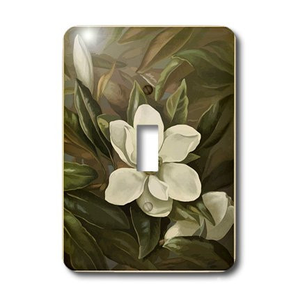 3dRose LLC lsp_18938_1 Magnolia Grandflora - Single Toggle Switch