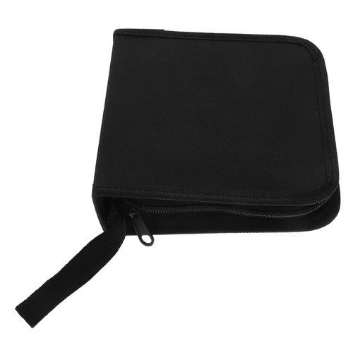 Tofficu 40 Cd Storage Box Cd Disk Holder Hard Shell Dvd Wallet Cd Display Case Cd Case Holder Cd Storage Case Dvd Media Wallet Binder Clips Dvd Holders Storage Cases Thicken Bracket Box Pp