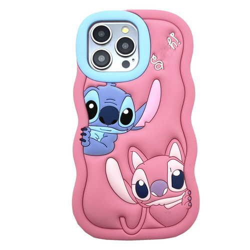 Wxtkkom 15 Pro Case 14 Pro Case for iPhone 15 Pro Case Cute iPhone 14 Pro Case iPhone 13 Pro Case 3D Cartoon Animal Funny Silicone Girls Women Shockproof Protective Cover Case (15 Pro/14 Pro/13 Pro)