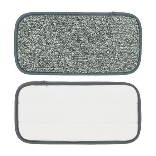 ulafbwur Microfiber Pad 2Pcs Mop Cloth Soft Washable Effective Replacement Mop Rectangle Pads Cloth Cleaning Tools for Swiffer WetJet Flat Mop Mop Floor Cleaner Pad