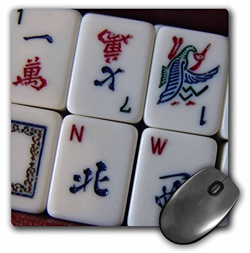 3dRose LLC 8 x 8 x 0.25 Inches Luv Mah Jongg Mouse Pad (mp_12772_1)
