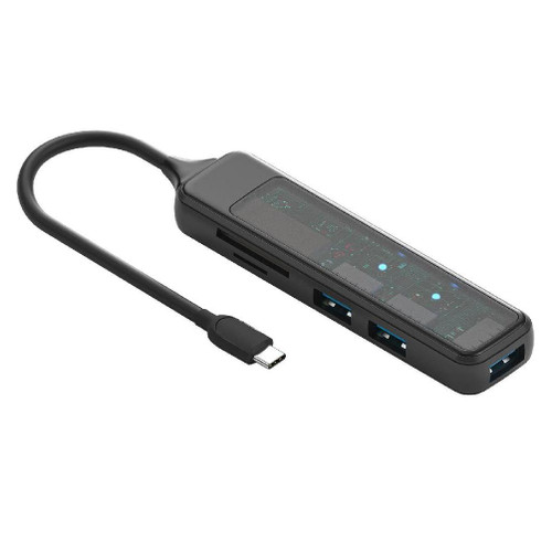 Type C HUB High Speed USB 3.0 HUB Splitter Card Reader Multiport with SDTF Ports for Computer Accessory HUB USB USB 3.0 Hub Splitter USB Extender 4 Port USB Data Hub Card Reader