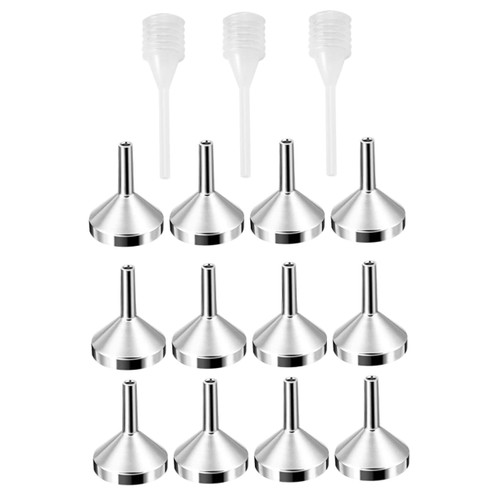MAGICLULU 1 Set Perfume Dispensing Tool Essential Oils Funnel Spring Tool Liquid Funnels Tiny Funnel Filling Liquid Pipette Metal Small Funnel Small Funnels Dispenser Aluminum Oxide Mini