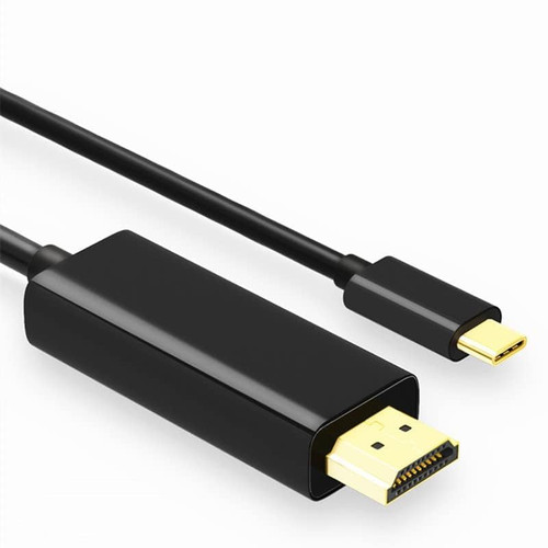 1.8m USB-C Type-C to HDMI 4K HD TV AV Adapter Cable for MacBook Pro Samsung Huawei