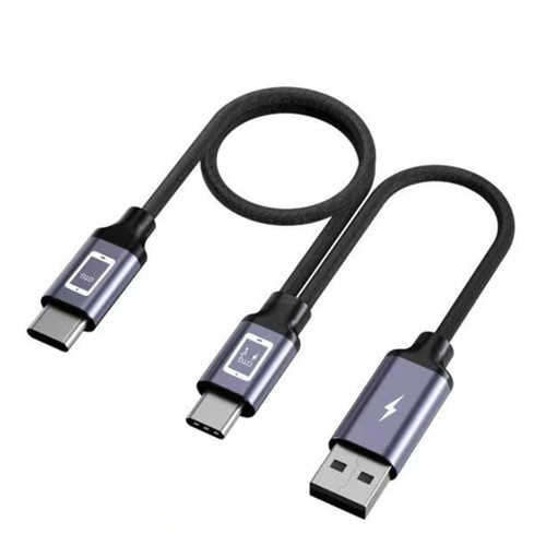 Znoogrn USB C Live Sound Card OTG Charge Adapter, Type C to USB C and USB A Splitter Cord Fast Charging Cable, 2 in 1 USB C Male to USB A Male Cahrging and USB C Male Audio Connector Adapter Cable