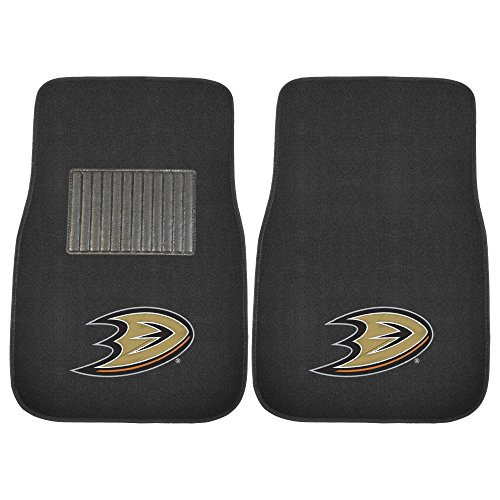 FANMATS 17198 NHL Anaheim Ducks 2-Piece Embroidered Car Mat Set