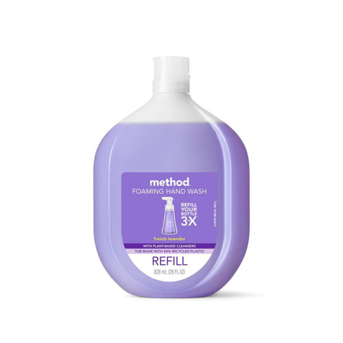 Method Foaming Hand Soap, Refill, French Lavender, 28 Ounce, 1 pack Method Foaming Hand Soap, Refill, French Lavender, 28 Ounce, 1 pack