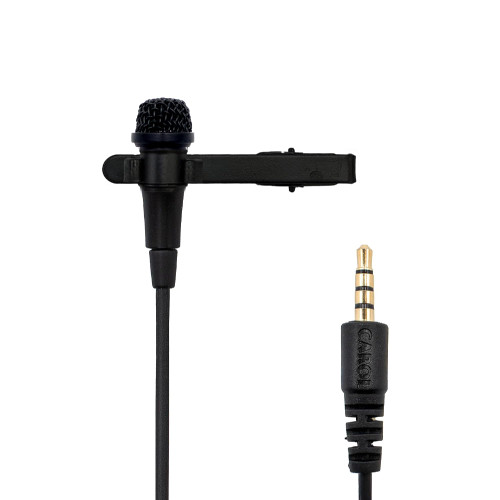 CAROL Professional Lavalier Lapel Microphone, Interview Mic, Omnidirectional Condenser Mic for iPhone Android Smartphone, Recording Mic for YouTube (MDM-865)