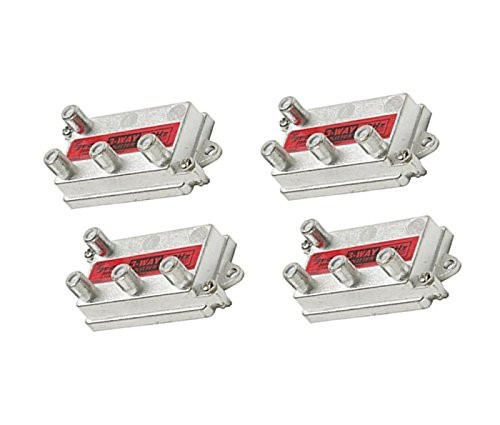 C&E CNE16774 3-Way 1GHz 130Db Vertical Splitter, 4-Pack