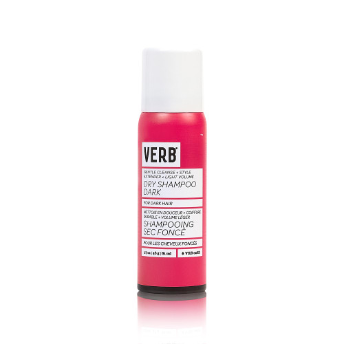 VERB Dry Shampoo Dark Tones - Gentle Cleanse, Style Extender & Light Volume - Refreshing Dry Shampoo Spray Removes Oil & Adds Volume - Vegan, Sulfate Free Dry Shampoo for Light Tones, 61ml / 1.7 oz