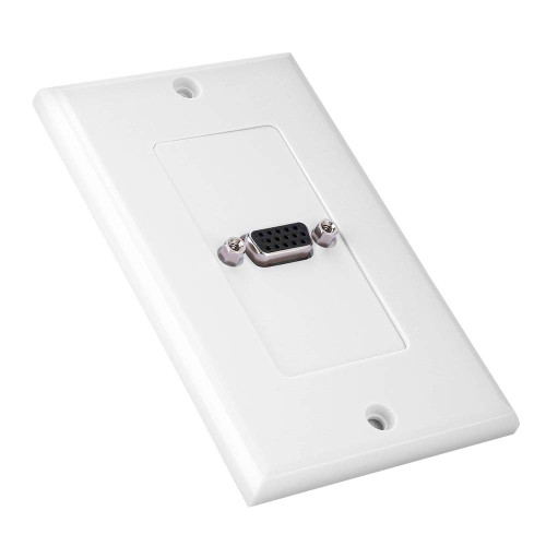 Jeanoko Socket, Easy Connection Video Socket ABS Flame Retardant Material for Engineering Wiring