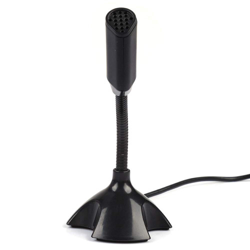 Mini Microphone,USB 2.0 Desktop Microphone,Flexible Condenser Mic,Desktop Stand Mic for Mobile Phone Laptop Notebook