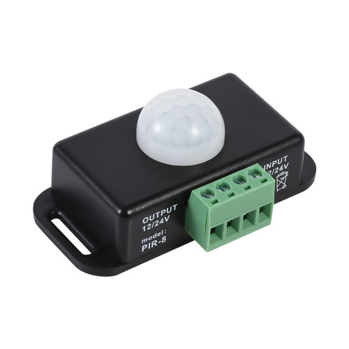 LIYJTK Switch Controller, Motion Sensor Switch PIR Sensor Detector, DC 12V/24V Body Safety Infrared PIR Motion Sensor Detection Switch for LED Light Band