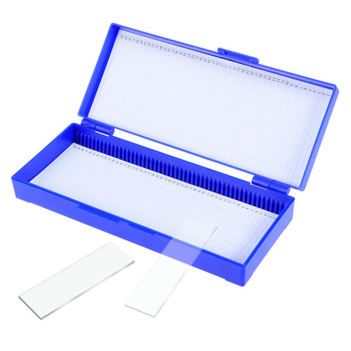 Sogobox Box Microscope for Microscope Slides and Covers Microscopes Microscope Slide Preparation Kit Microscope Slide Storage Microscope Slide Holder Slideshow Lab Equipment
