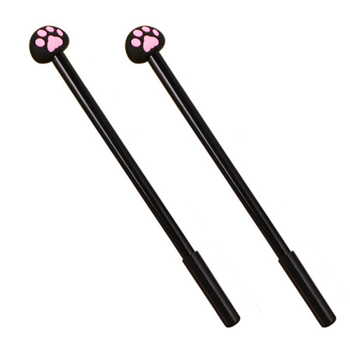 Student Stationery Gift School Office Desktop Supplies & 2Pcs Cute Cat Paw Ink Gel Pen Writing Marker Student Office Stationery Gift