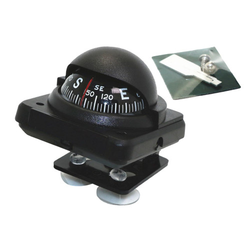 DOITOOL Auto Mount Compass Car Navigation Compass Adjustment Compass Voyager Compass Outside Sea Marine Navigation Car Compass Direction Pointing Guide Bracket Adjustable