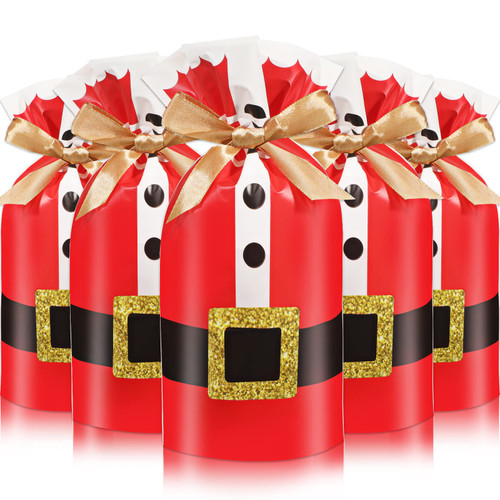 50 Pieces Christmas Drawstring Gift Bags Santa Claus Suit Christmas Wrapping Bags Xmas Treat Candy Bags with Drawstring for Xmas Holiday Birthday Party Gift Supplies Favor 50 Pieces Christmas Drawstring Gift Bags Santa Claus Suit Christmas Wrapping Bags Xmas Treat Candy Bags with Drawstring for Xmas Holiday Birthday Party Gift Supplies Favor