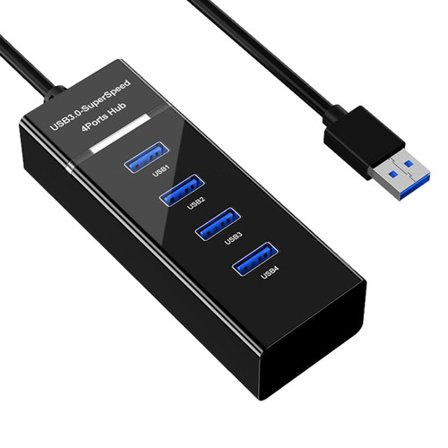 Usb Expansion Hub, Multi Abs 3.0 Usb Hub, High-Speed 4-Port Usb Port Splitter, Usb Extension Hub, High-Speed Data Transmission Usb Expansion Hub for Pc Laptop Keyboard Printer Flash Drive U Disk Mouse