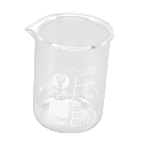 Mobestech Measuring Cups Graduated Cylinder Glass Flask Supplies & Glass Measuring Cup Small Measuring Cup Beaker Cup Glass Graduated Beaker Glass Beakers Beaker for Scale Volumetric Flask