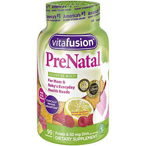 Vitafusion Prenatal Gummy Vitamins, 90 Count (Packaging May Vary)