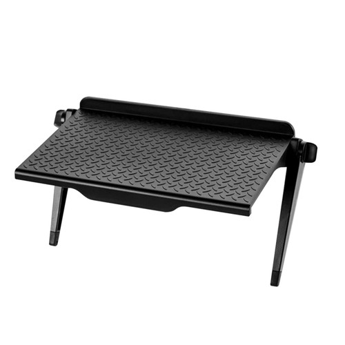 Veemoon 1pc Shelf Computer Holder for Laptop Tv Top Storage Bracket Streaming Devices Laptop Stand Holder Computer Mount Tv Monitor Stand Computer Screen Stand Plastic Computer Rack Fold