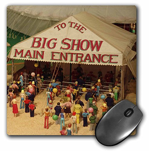3dRose LLC 8 x 8 x 0.25 Inches Circus in Town Mouse Pad (mp_11424_1) 3dRose LLC 8 x 8 x 0.25 Inches Circus in Town Mouse Pad (mp_11424_1)