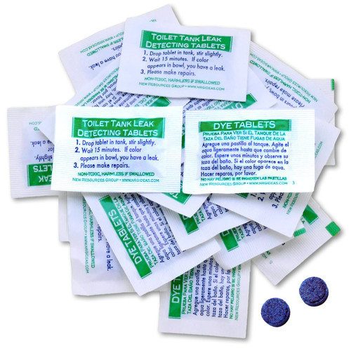New Resources Group Toilet Leak Detection Dye Tablets (Detect Silent Leaks) 20 Pack