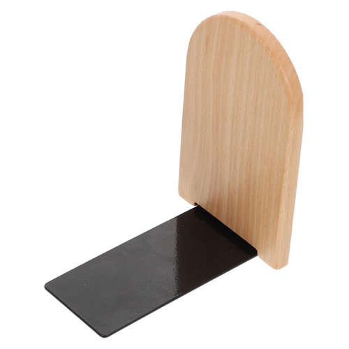 Operitacx Book Stand Decorative Bookends Desktop Book Organizer Office Desktop Bookends Modern Bookends Book Display Stand Office Decor Simple Book Stoppers Thicken Student Bracket Wood
