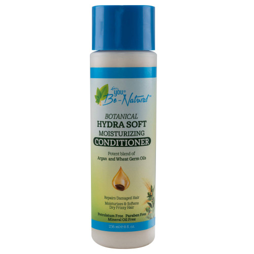 Luster's You Be-Natural Botanical Hydra Soft Moisturizing Conditioner. Potent Blend of Argan and Wheat Germ Oils.