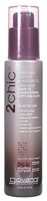 Giovanni 2chic Ultra-Sleek Leave-In Conditioning & Styling Elixir 4 fl oz Liquid