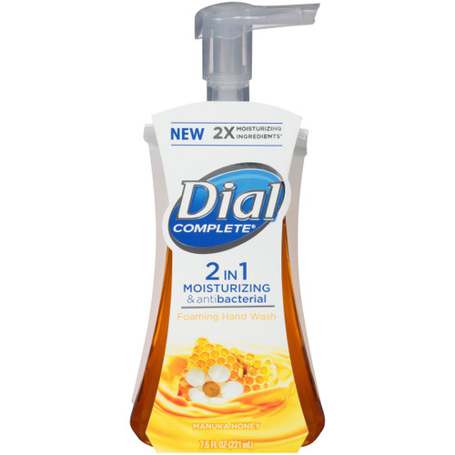 Dial Complete 2-In-1 Foam Hand Wash 7.5 Ounce Manuka Honey (221ml)