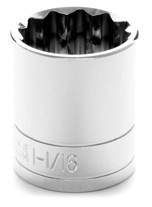 Performance Tool W32534 1/2' Drive 12-Point Socket, 1-1/16'