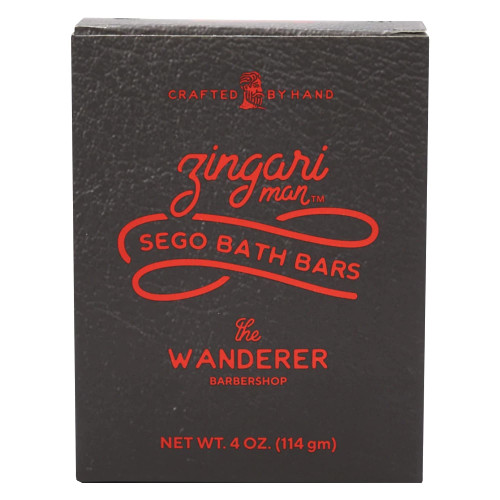 Zingari Man The Wanderer Bath Soap - Cleansing facial soap for Men - Soap for Body, Face, Facial Cleanser, Face Wash, Skin Cleanser, Shaving - Daily Use, Travel, Mens Soap Bar Fresh