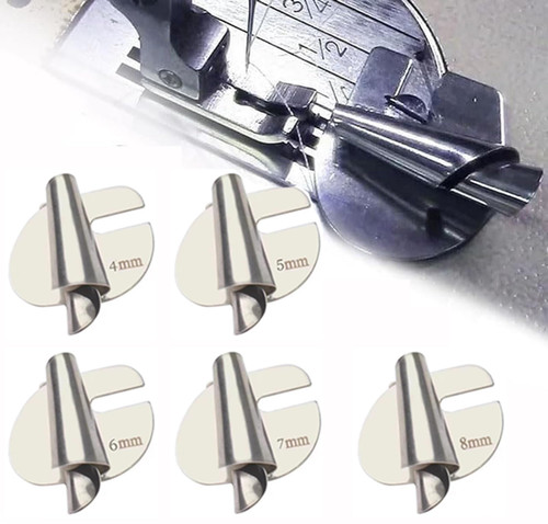WEISPO 5pcs Sewing Rolled Hemmer Foot, Sewing Machine Presser Foot Hemmer Foot, Sewing Machine Presser Foot Hemmer Foot, Sewing Machine Presser Foot Hemmer Foot, (4/5/6/7/8/10mm)