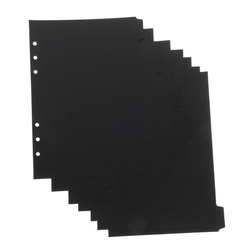 VILLCASE 14pcs Index Separator Page Note Pads Labels The Notebook Dividers Plastic Binder Tabs Loose-Leaf Page Markers Colored Tabs Classification Tabs Pp Partition Loose Leaf A5