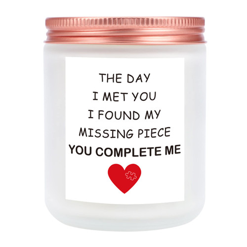 Valentine's Day Gifts for Her Him - Lavender Scented Candles 9oz, Birthday Anniversary Wedding Gifts for Girlfriend, Boyfriend, Couples, Wife, Husband, Engagement Gift Ideas