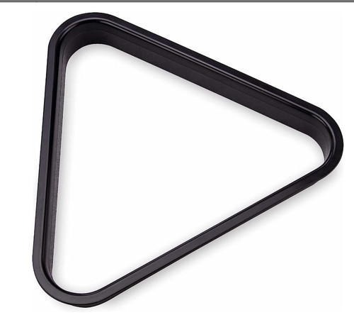 Tiekerbilir Plastic Pool Triangle Rack Holder, Black Plastic Billiard Pool Ball 8-Ball Triangle Racks, Pool Ball Racks Fit Standard 2-1/4" Billiard Pool Balls