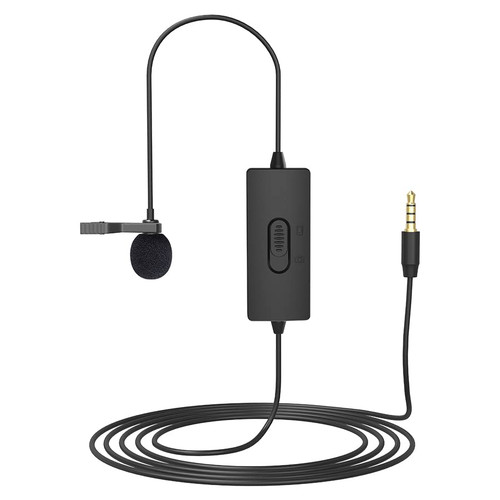Szxhf Best Lavalier Microphone.Anchor Microphone. Professional-Grade Wearable Microphone, Black