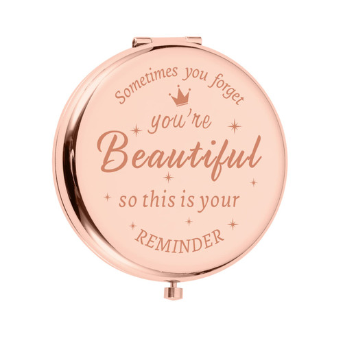 Stocking Stuffers for Women Christmas Makeup Mirror Gifts for Women Girl Daughter Mom Female Friend Valentines Day Gifts for Women Wife Girlfriend BFF Birthday Graduation Gifts for Girls Inspirational