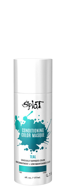 Splat Hair Color Conditioning Masque (6oz) (Teal) Splat Hair Color Conditioning Masque (6oz) (Teal)