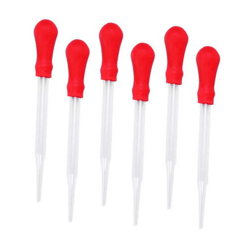 SOLUSTRE 10 Pcs Pippets Droppers 5ml Mini Dropper Silicone Straws Straight Tip Dropper Essential Oil Dropper Liquid Dropper Pipettes Eye Dropper Pipette Dropper 9cm Glass Scale Supplies