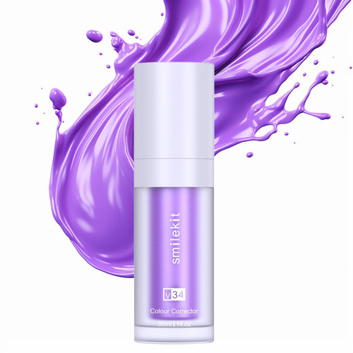 Purple Toothpaste for Teeth Whitening,Color Corrector Purple Toothpaste,Deep Cleaning,Tooth Stain Removal, Teeth Whitener,Purple Toothpaste Whitening,Teeth Whitening Products