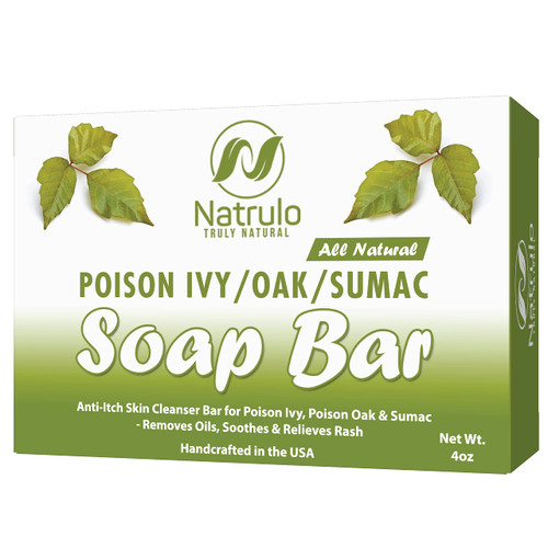 Poison Ivy Soap Bar - All Natural Poison Ivy Treatment - Anti-Itch Soap Skin Cleanser Bar for Poison Ivy, Poison Oak & Sumac - Removes Oils, Soothes & Relieves Rashes - 4 oz Bar Made in USA Poison Ivy Soap Bar - All Natural Poison Ivy Treatment - Anti-Itch Soap Skin Cleanser Bar for Poison Ivy, Poison Oak & Sumac - Removes Oils, Soothes & Relieves Rashes - 4 oz Bar Made in USA