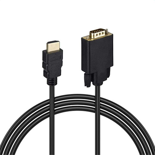 MMOBIEL HDMI to VGA - Gold Plated Connectors - 6 Feet, 1.8 Meter - Male to Male - Compatible for Computer, Laptop, PC, Monitor, Projector, HDTV and More MMOBIEL HDMI to VGA - Gold Plated Connectors - 6 Feet, 1.8 Meter - Male to Male - Compatible for Computer, Laptop, PC, Monitor, Projector, HDTV and More